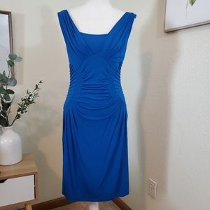 Catherine malandrino blue bodycon dress! Size Medium.